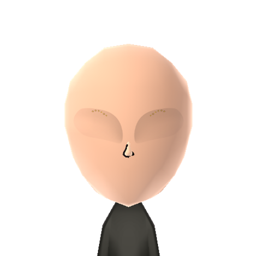 Slenderman Mii character: These are extracted and derived from the Mii Central Miis from the 3DS Miitopia.
