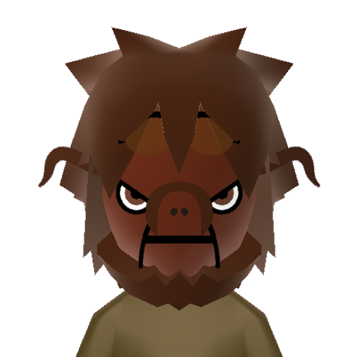 Bull Mii character preview