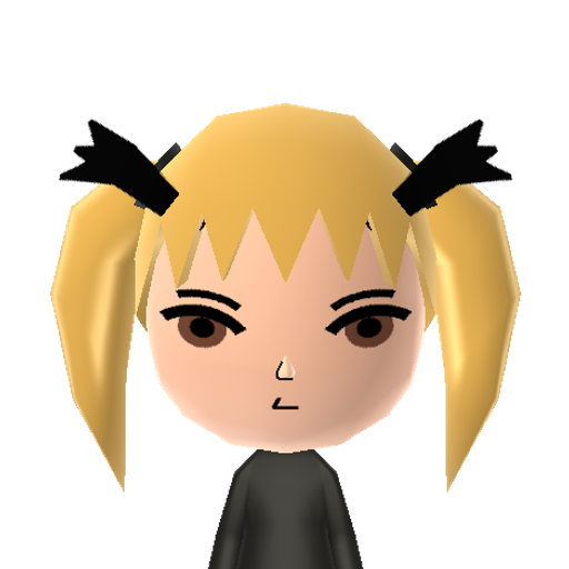 Rachel A. Mii character: The vampire noblewoman from the Arc System Works 2d fighting game "BlazBlue: Calamity Trigger".