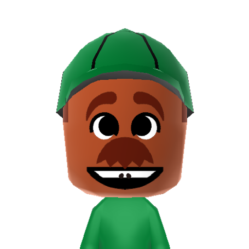 TomatoHead Mii character: A Mii from Wii Sports On Steroids, a mod for WIi Sports