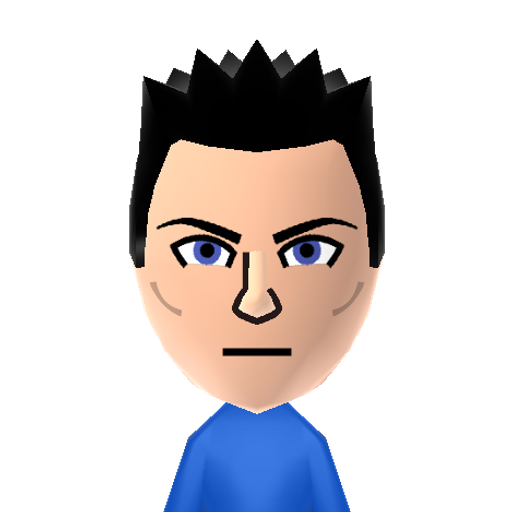 Phoenix Mii character: A Mii from Jackson's WSR Mod, a mod for Wii Sports Resort.