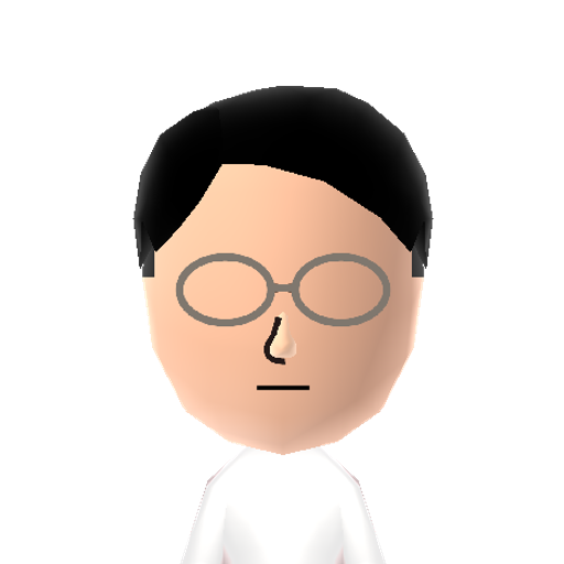 DrBacteria Mii character: From the "Dr. Bacteria" game in "Rhythm Tengoku". He is responsible for killing blobs of bacteria using miniature forks.