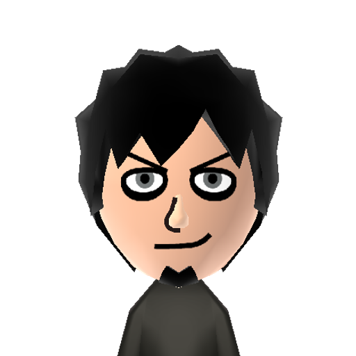 Law Mii character: The captain of the heart pirates without his hat. "The Surgeon of Death" from the anime One Piece.