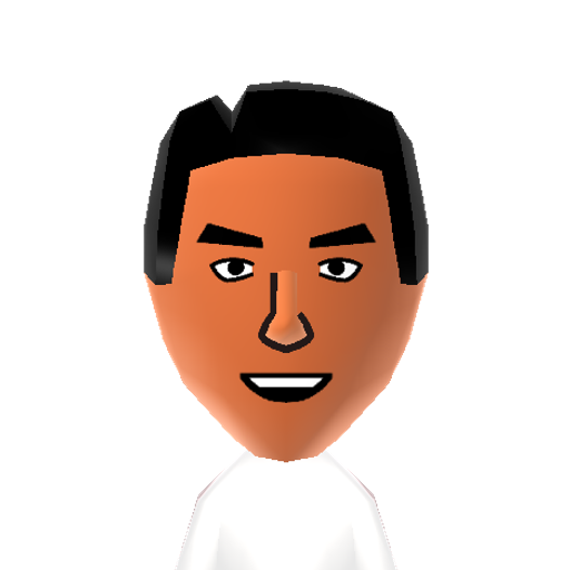 Shuzo Mii character: He is a former professional tennis player from Japan. This is official special mii and was on the japanese commercial for the Nintendo 3DS game, "Mario Tennis Open."