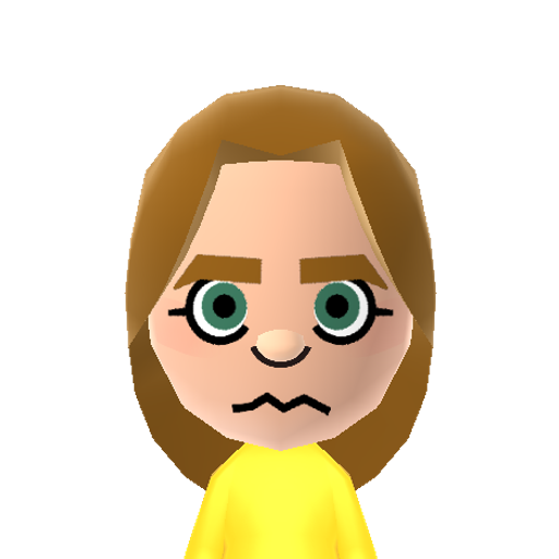 Tiffany Mii character: Custom Mii character for Wii Sports Archipelago, a mod for Wii Sports Resort