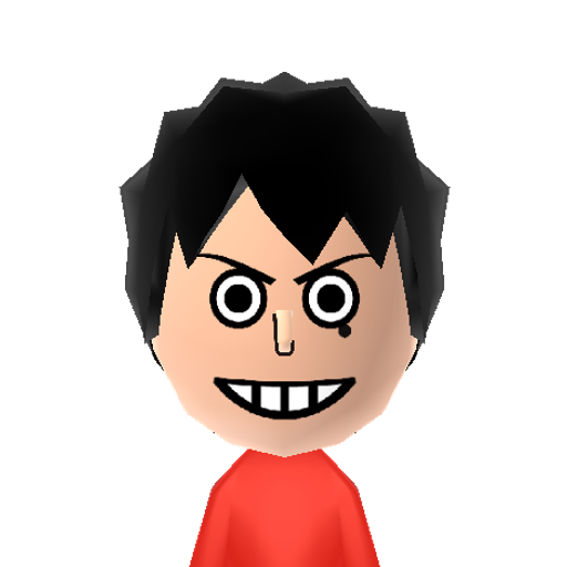 Luffy Mii character preview