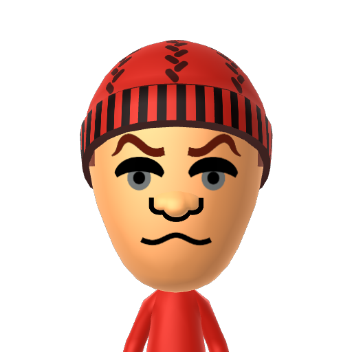 ? Mii character: A Mii uploaded to Check Mii Out Channel (WiiLInk)