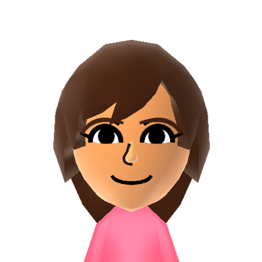 Rie Mii character: From Wii Sports Club