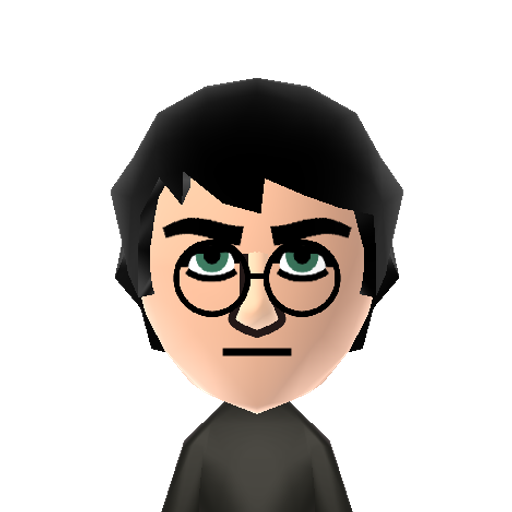 Harry Mii character: These are extracted and derived from the Mii Central Miis from the 3DS Miitopia.