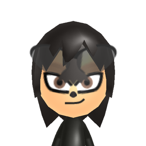 Shadow Mii character: This is a Shadow The Hedgehog mii that I imported from the Check mii out Channel ran by WiiLink24 and I got this Mii from the website from the search bar. 

Mii Entry Code: 7040-2672-6564

https://miicontest.wiilink.ca/artisans/100131212