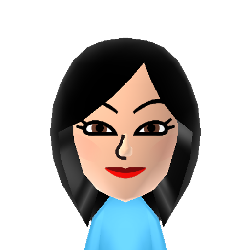 EunB Mii character: A member of the Korean girl group Ladies' Code.