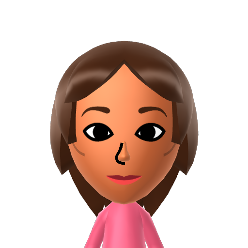 Eun-jung Mii character: A Mii from Wii Sports Resort: Meme Squad, a mod for Wii Sports Resort