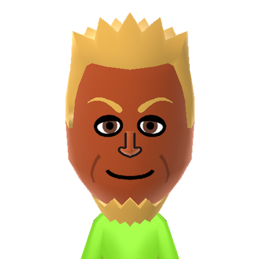Tom Mii character: A Mii from Wii Sports Resort: Meme Squad, a mod for Wii Sports Resort