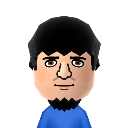 JonTron Mii character: Youtuber, known as JonTron, who does video "reviews" of games, whether good or bad.