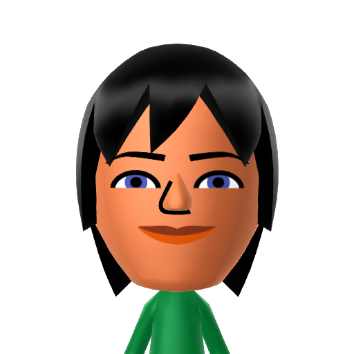 Justin Mii character: from Total Drama Miis QR Codes [@michellemagnuson5108]