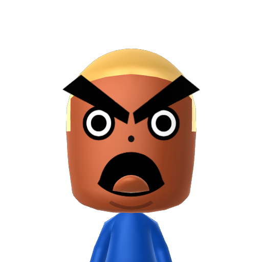 Mr Resetti Mii character: These are extracted and derived from the Mii Central Miis from the 3DS Miitopia.