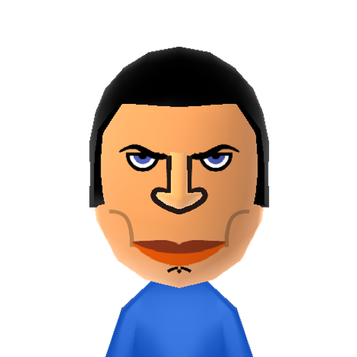 Travolta Mii character: Actor famous for roles in movies such as "Saturday Night Fever", "Grease" and "Pulp Fiction".