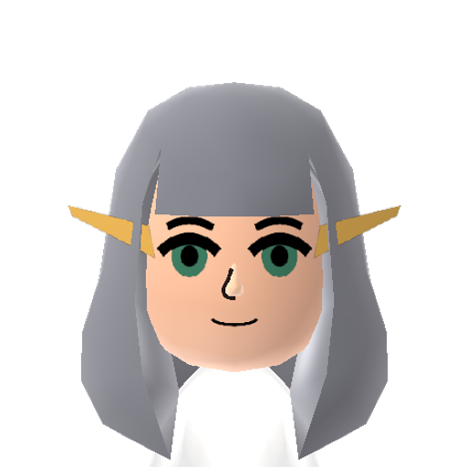 Airy Mii character: From the game "Bravely Default". A cute demonic fairy that follows Agnes and her group throughout the game.