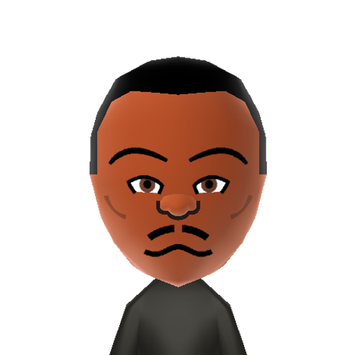 Julius Mii character: A MIi from Mythical Wolf's Custom CPU Miis Mod, a mod for WIi Sports