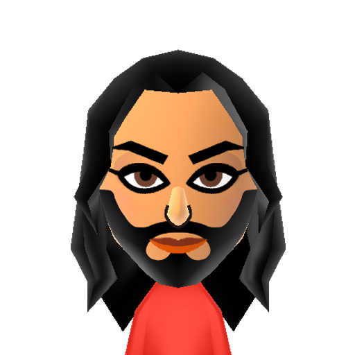 Conchita Mii character: Drag queen who won Eurovision 2014 with her song "Rise Like a Phoenix".