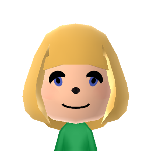 Isabelle Mii character preview