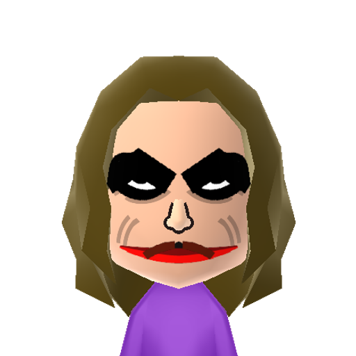 Joker Mii character: These are extracted and derived from the Mii Central Miis from the 3DS Miitopia.