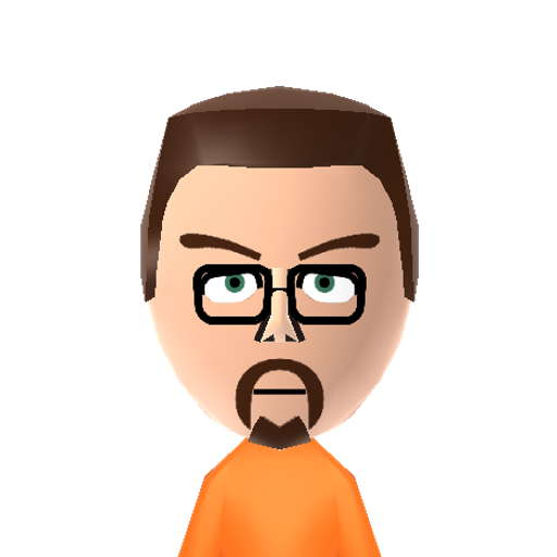G. Freeman Mii character: Character in the Source universe and protagonist of "Half-Life" games. Mentioned in Garry's Mod and Left 4 Dead. Original design by Valve Software. Crowbar and HEV Suit not included.