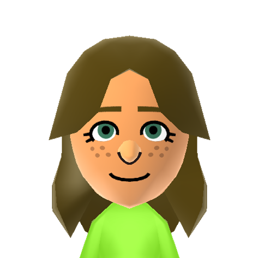 Leafy Mii character preview