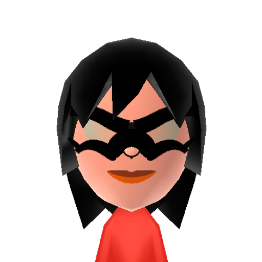 sp woman Mii character: Jessica Drew, a superheroine from the Marvel comics universe.