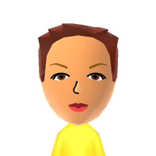 Danica Mii character: Add me to your neighborhood. I'm sure I'll make a fun addition!