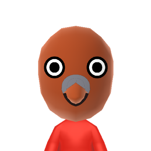 Porygon2 Mii character: The evolution of the Virtual Pokemon, Porygon. It uses conversion to change its type in battle.