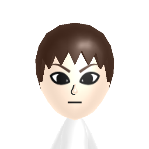 にしりゅ Mii character: A Mii used for Nintendo Network ID syenron2002 by にしりゅ.