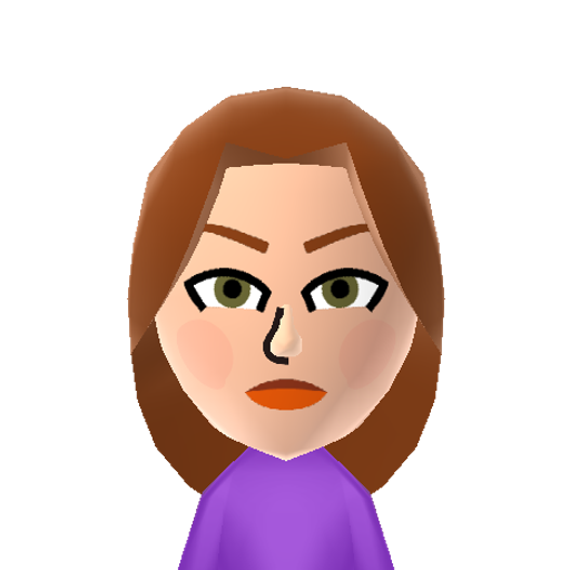 Elisa Mii character: From Wii Sports and Wii Party. An alternate version.