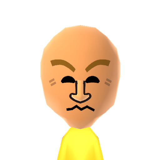 NINTENDO Mii character: A Mii found in unused WaraWara files