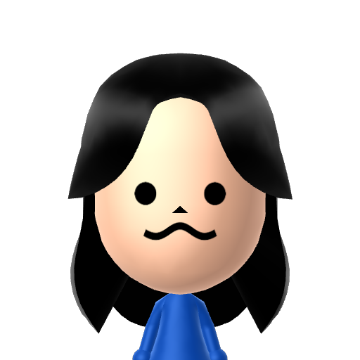 Temmie Mii character: a Mii used in Mii Fighter QR Codes Series / Custom Mii Fighter Versus