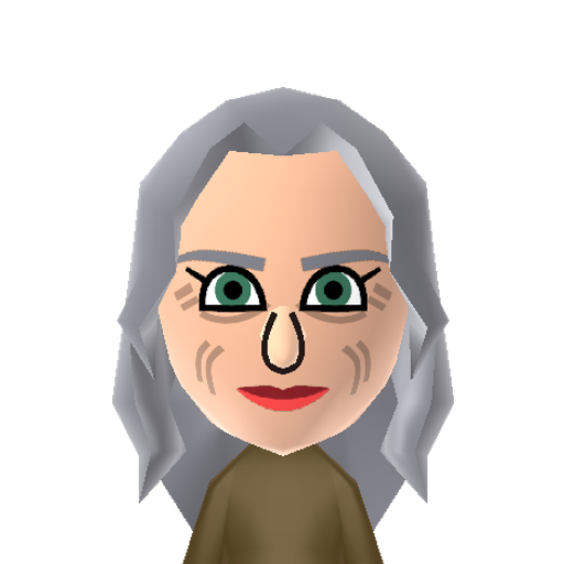 Leonie Mii character: A Mii from Wii Sports Club Resort, a mod for Wii Sports Resort.