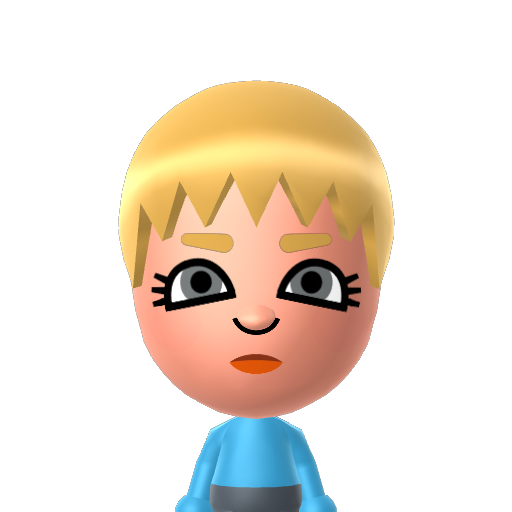 Maximilian Mii character: A Mii from Wii Sports Resort: Meme Squad, a mod for Wii Sports Resort