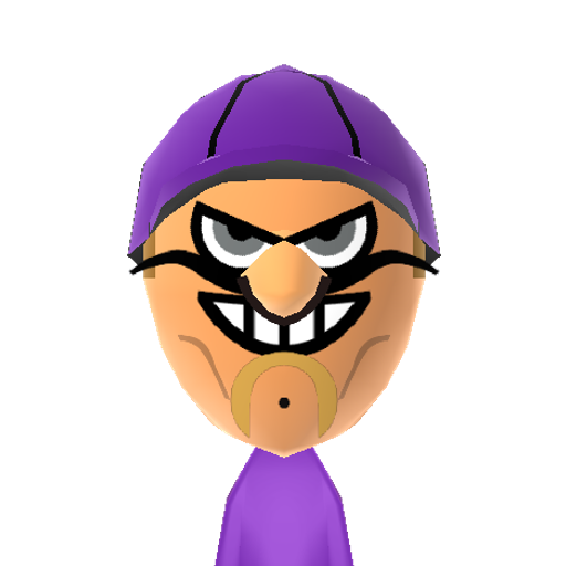 Waluigi Mii character preview