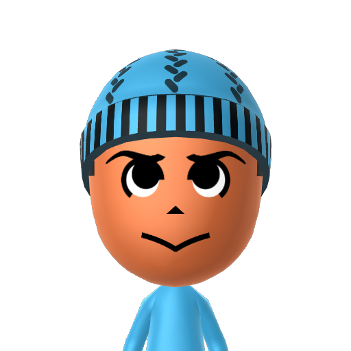 넣네넥넨넬넴넵넷넸넹 Mii character: This is a Mii for testing Mii nicknames.