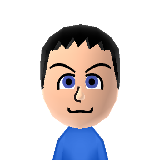 Jordan Mii character: Jordan Frye from the Youtube Gaming channel VenturianTale.