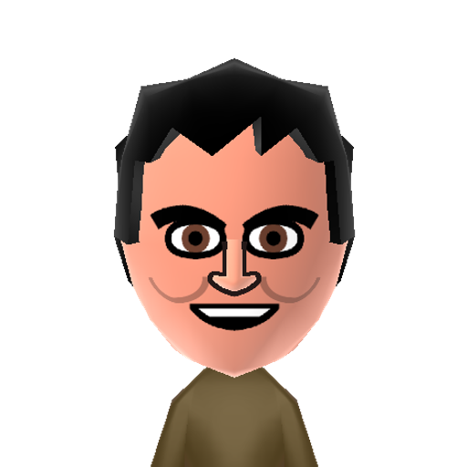 Bruce Mii character: A Mii made for, but goes unused in Wii Sports Club Resort, a Mod for Wii Sports Resort.