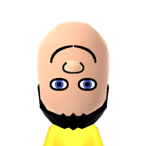UpsideDown Mii character: This is a Mii uploaded for the 3DS version and distributed by Mii Central for both the 3DS and Switch versions of Miitopia.