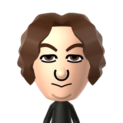 Chris Mii character: A Mii posted by the official Nintendo Facebook account in 2014