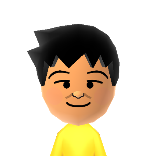 Zi-Kai Mii character: From Wii Sports Club