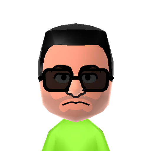 Zeke Mii character: From the games "inFamous" and "inFamous 2". "When we get there, we're gonna be about the "Three Bs". That's beer...boobs...and mechanical bulls."