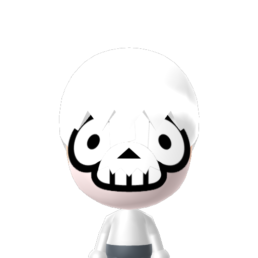Skull Mii character preview