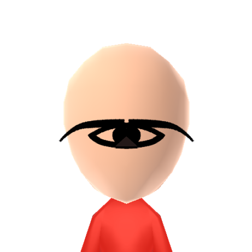 ????? Mii character: This is a Mii uploaded for the 3DS version and distributed by Mii Central for both the 3DS and Switch versions of Miitopia.