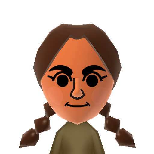 Yuriko Mii character: A Mii from Wii Sports Club Resort, a mod for Wii Sports Resort.