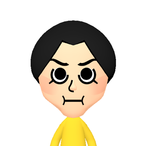 no name Mii character: This Mii is from the Switch SDK as a SampleDB Mii.