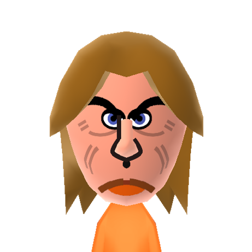 Iggy Pop Mii character: Singer and songwriter. He's thought of as an innovator of punk rock and hard rock music.